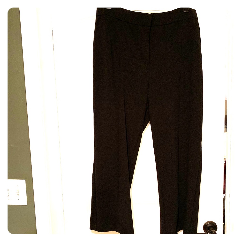 NWT Plus Size Cropped Suit Pants W/ Grommet Detail